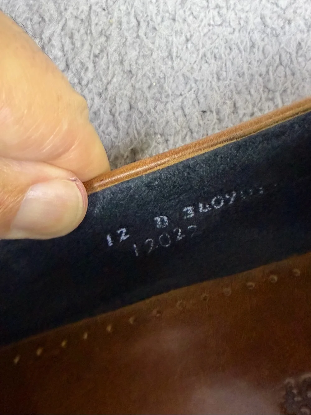 Brooks Brothers Navy and Brown Men’s Boat Shoes Size 12 D